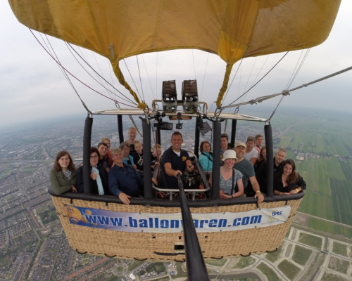 Ballonvaart vanaf Amersfoort naar Nijkerk met BAS Ballon